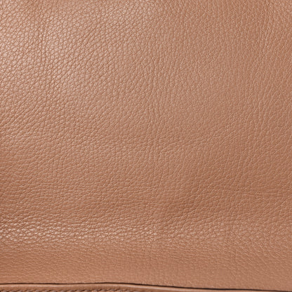 Gucci Pebbled Calfskin Medium Soho Flap Crossbody Camelia 17 of 22