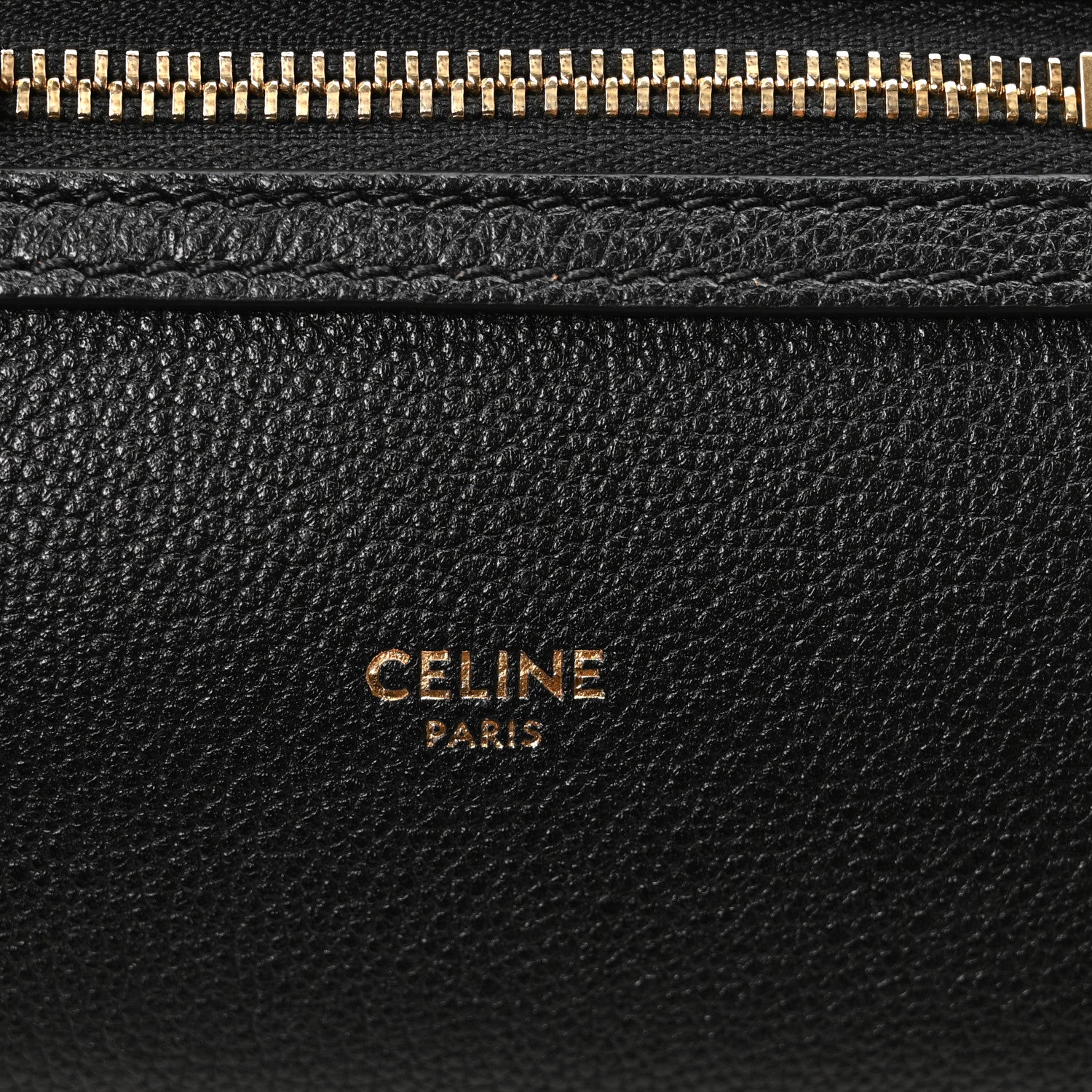 Celine Grained Calfskin Little New Luggage Black 6 of 10