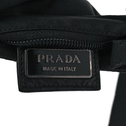 Prada Tessuto Nylon Flat Messenger Bag Black 5 of 9