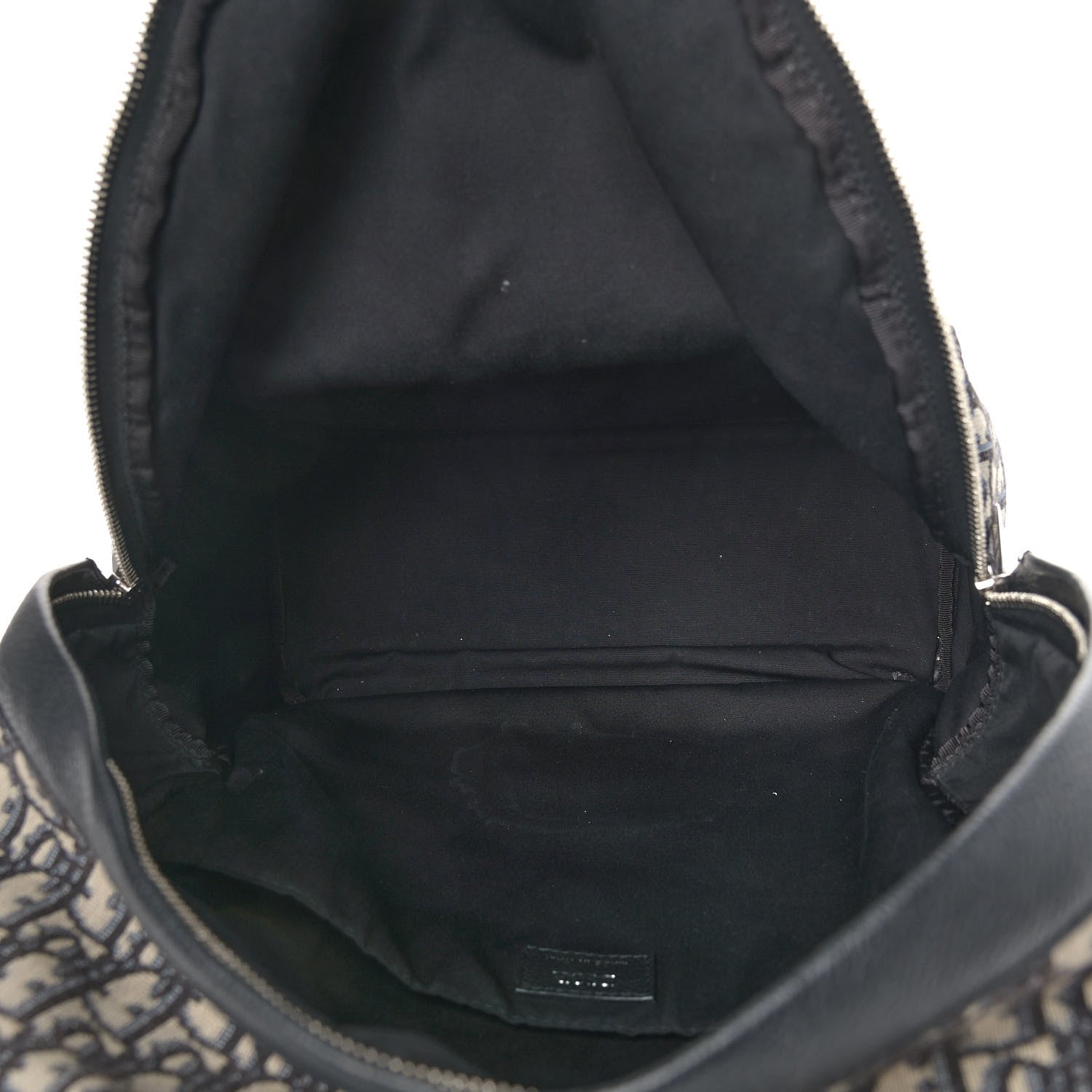 Christian Dior Oblique Calfskin Rider Backpack Beige Black 5 of 8