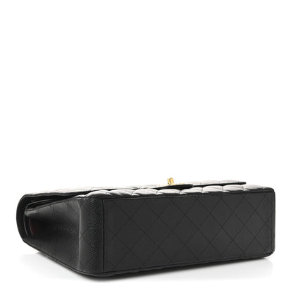 Chanel Caviar Quilted Maxi Double Flap Black 4 of 11