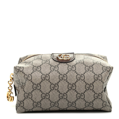 Gucci Soft GG Supreme Monogram Calfskin Medium Ophidia Cosmetic Case Beige Ebony New Acero 1 of 9