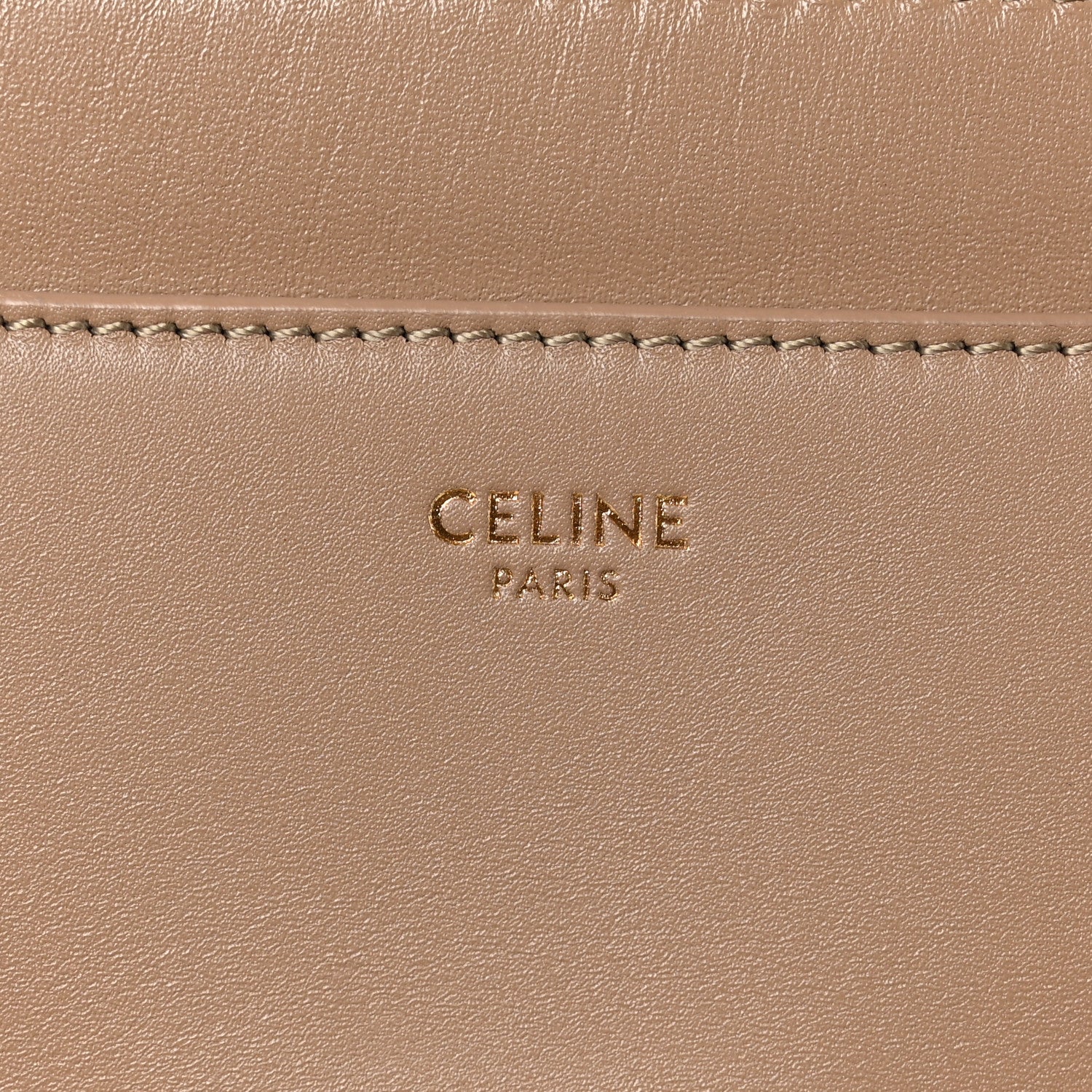 Celine Satinated Calfskin Small 16 Top Handle Bag Beige 7 of 10