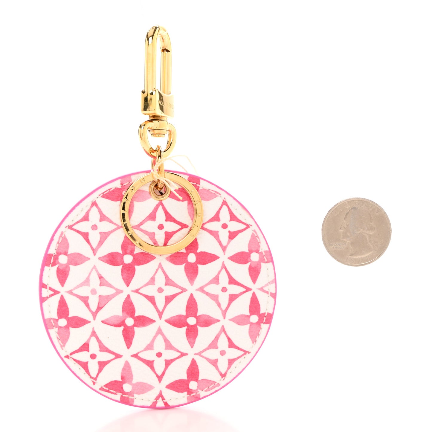 Monogram Giant By The Pool 2.0 Illustre Resort Bag Charm Key Holder Rose