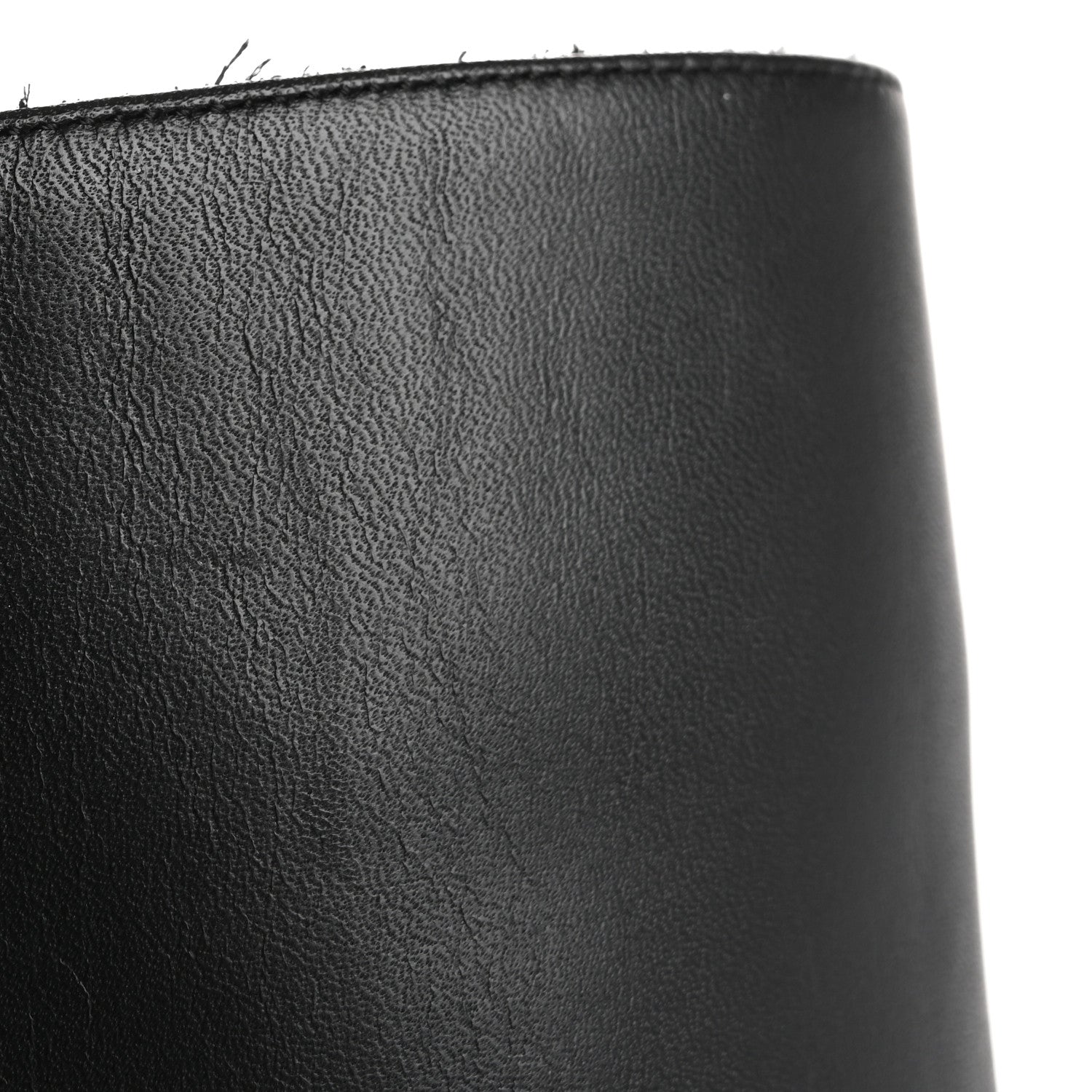 Christian Louboutin Calfskin Bianca Botta 120 Knee Boots 35.5 Black 9 of 10