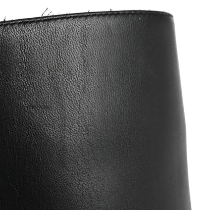 Christian Louboutin Calfskin Bianca Botta 120 Knee Boots 35.5 Black 9 of 10