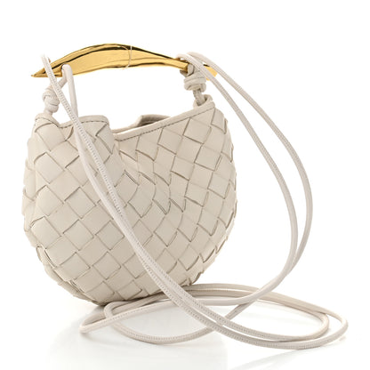 Bottega Veneta Nappa Intrecciato Mini Sardine Bag Chalk 3 of 9