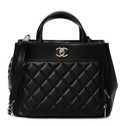 Chanel Caviar Quilted Small Business Affinity Shopping Bag Black 1 of 9