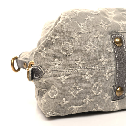 Louis Vuitton Denim Neo Cabby MM Grey 8 of 10