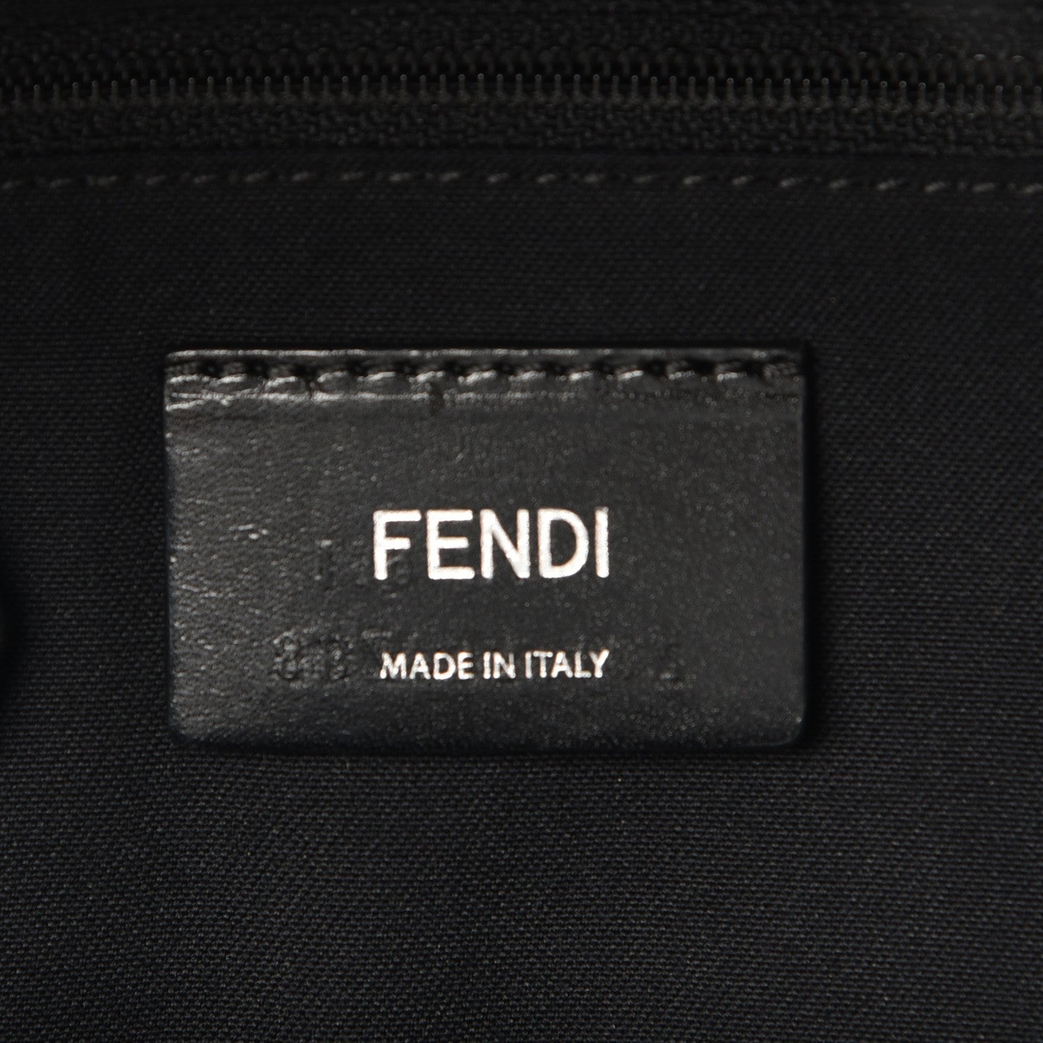 Fendi Nylon Vitello Fox Goat Fur Monster Eyes Backpack Black Multicolor Sky 6 of 7