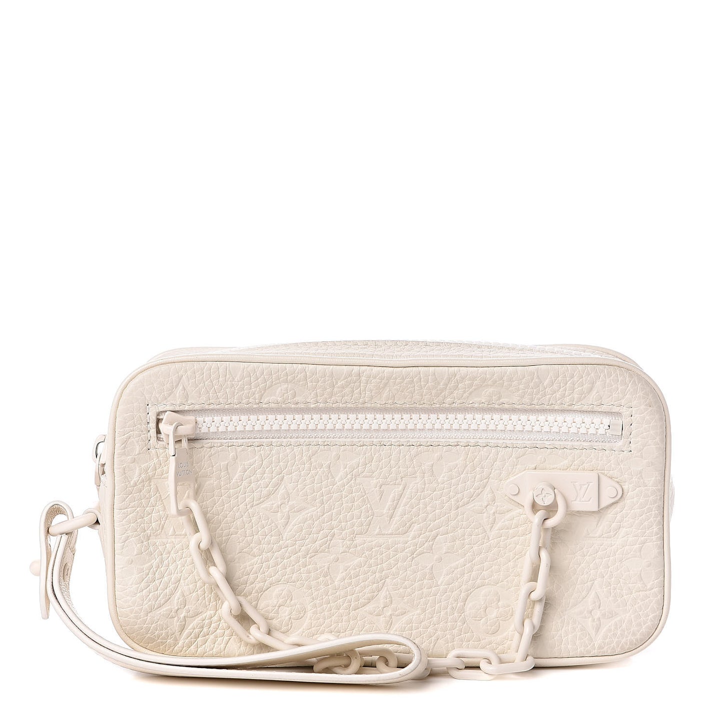 Taurillon Monogram Pochette Volga White