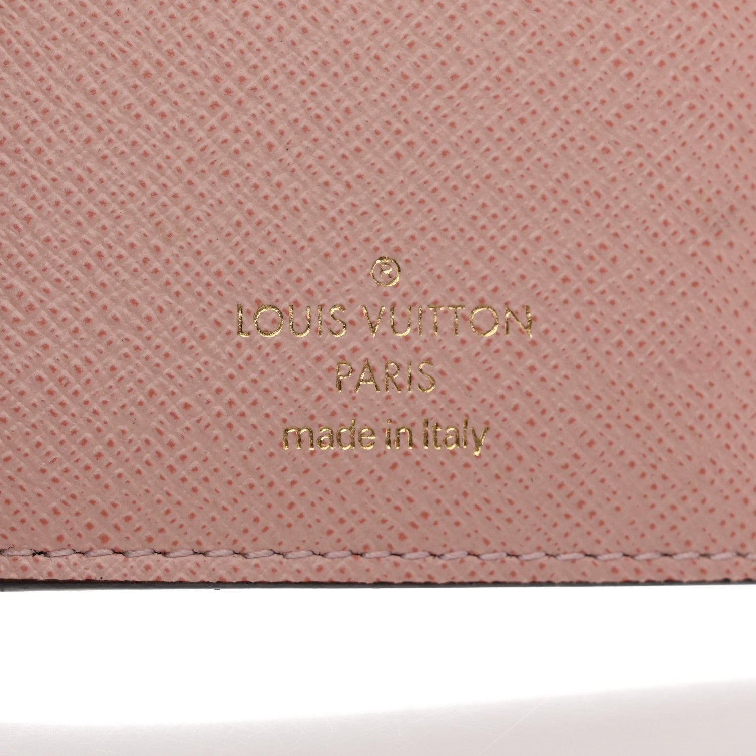 Louis Vuitton Damier Ebene Victorine Wallet Rose Ballerine 6 of 6