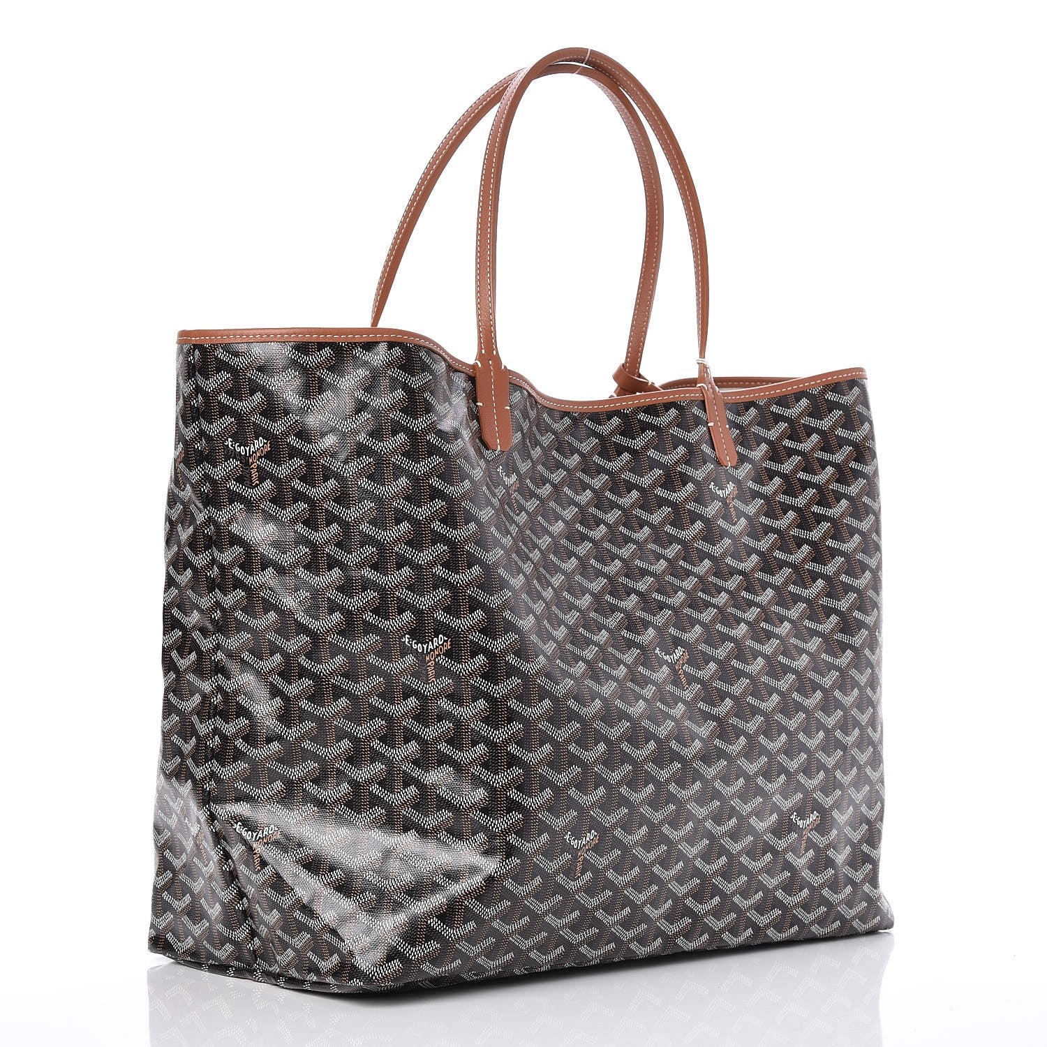 Goyard Goyardine Saint Louis GM Black Gold 3 of 7