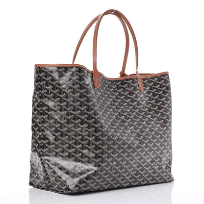 Goyard Goyardine Saint Louis GM Black Gold 3 of 7