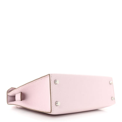 Hermes Epsom Mini Kelly Sellier 20 Mauve Pale 4 of 11