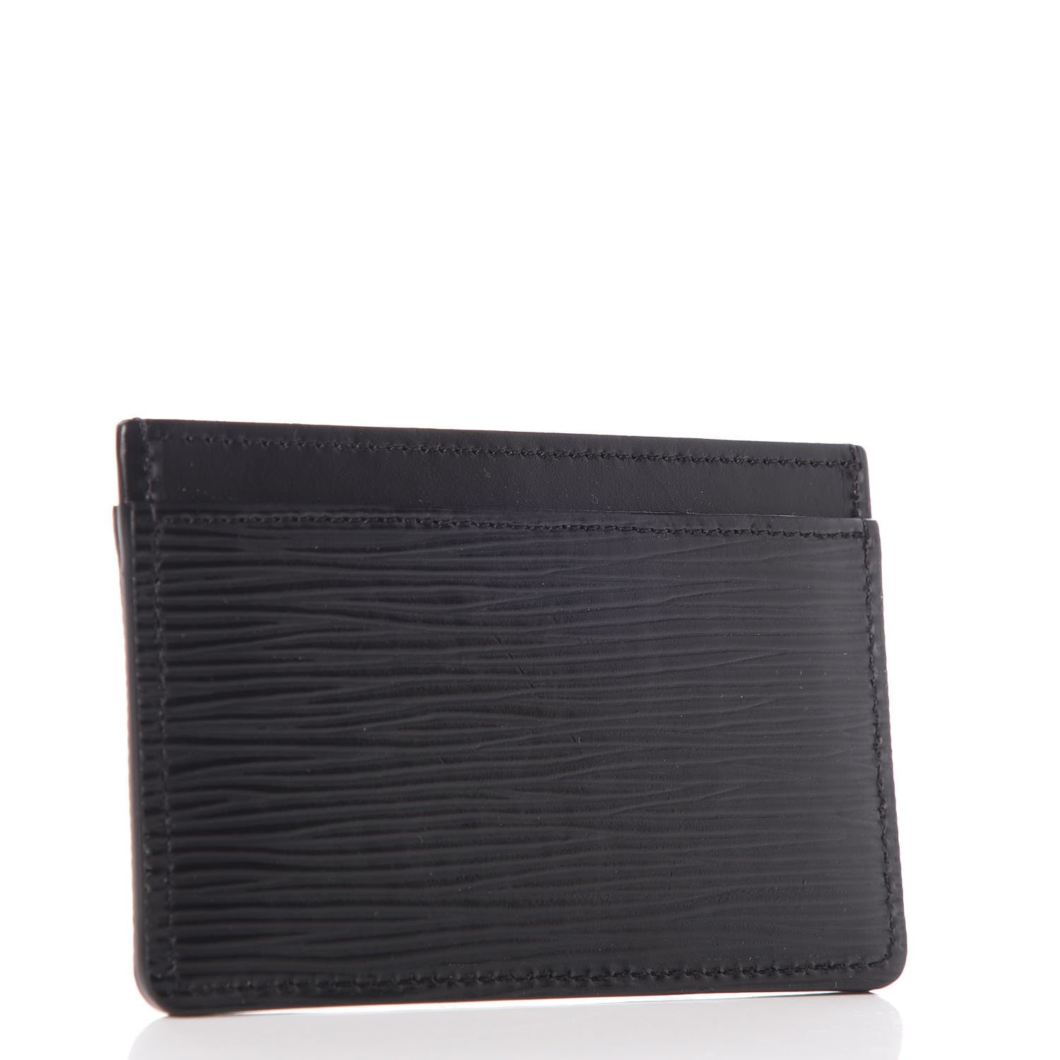 Louis Vuitton Epi Card Holder Black 3 of 6
