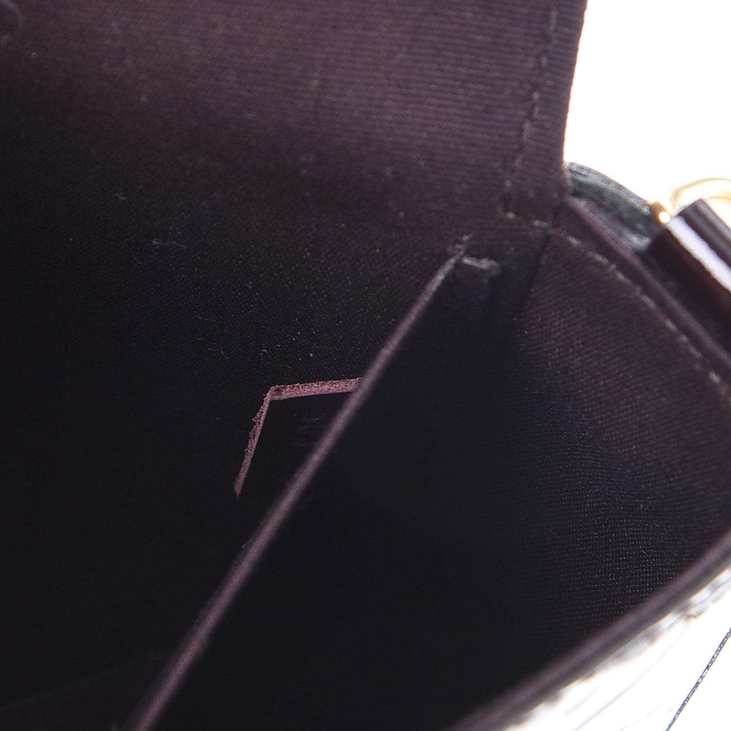 Louis Vuitton Vernis Pochette Felicie Chain Wallet Amarante 12 of 13