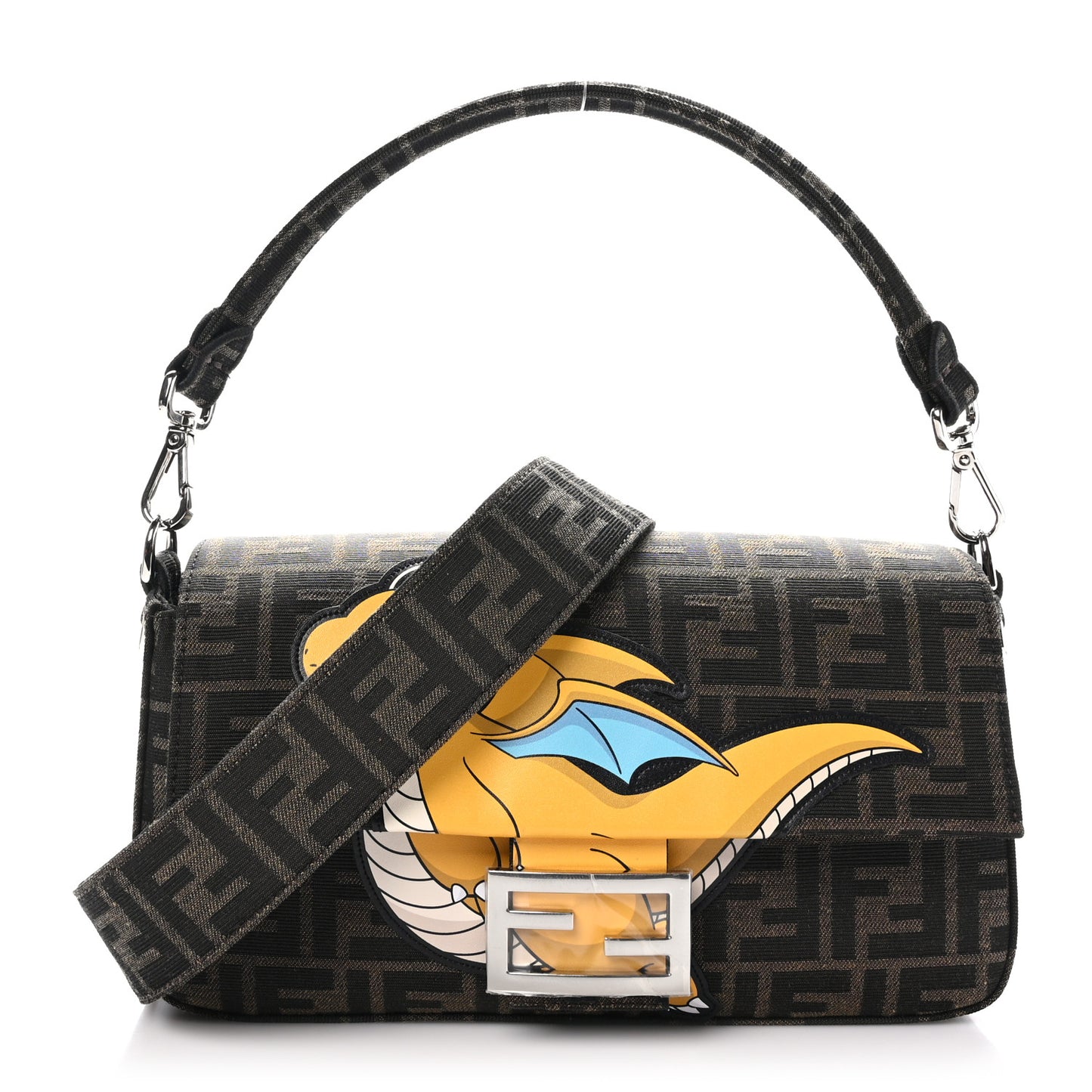 X FRGMT X POKEMON Glazed Fabric FF Pokemon Baguette Tobacco Moro Giallo