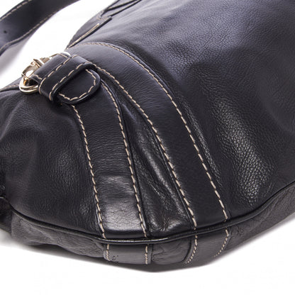 Gucci Calfskin Crest Boule Hobo Black 5 of 9