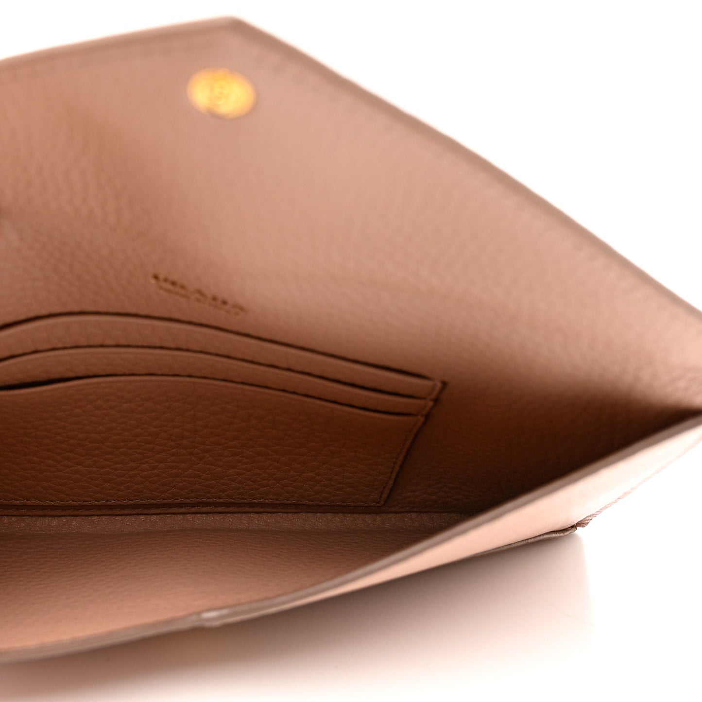 Vitello Daino Envelope Wallet Cammeo