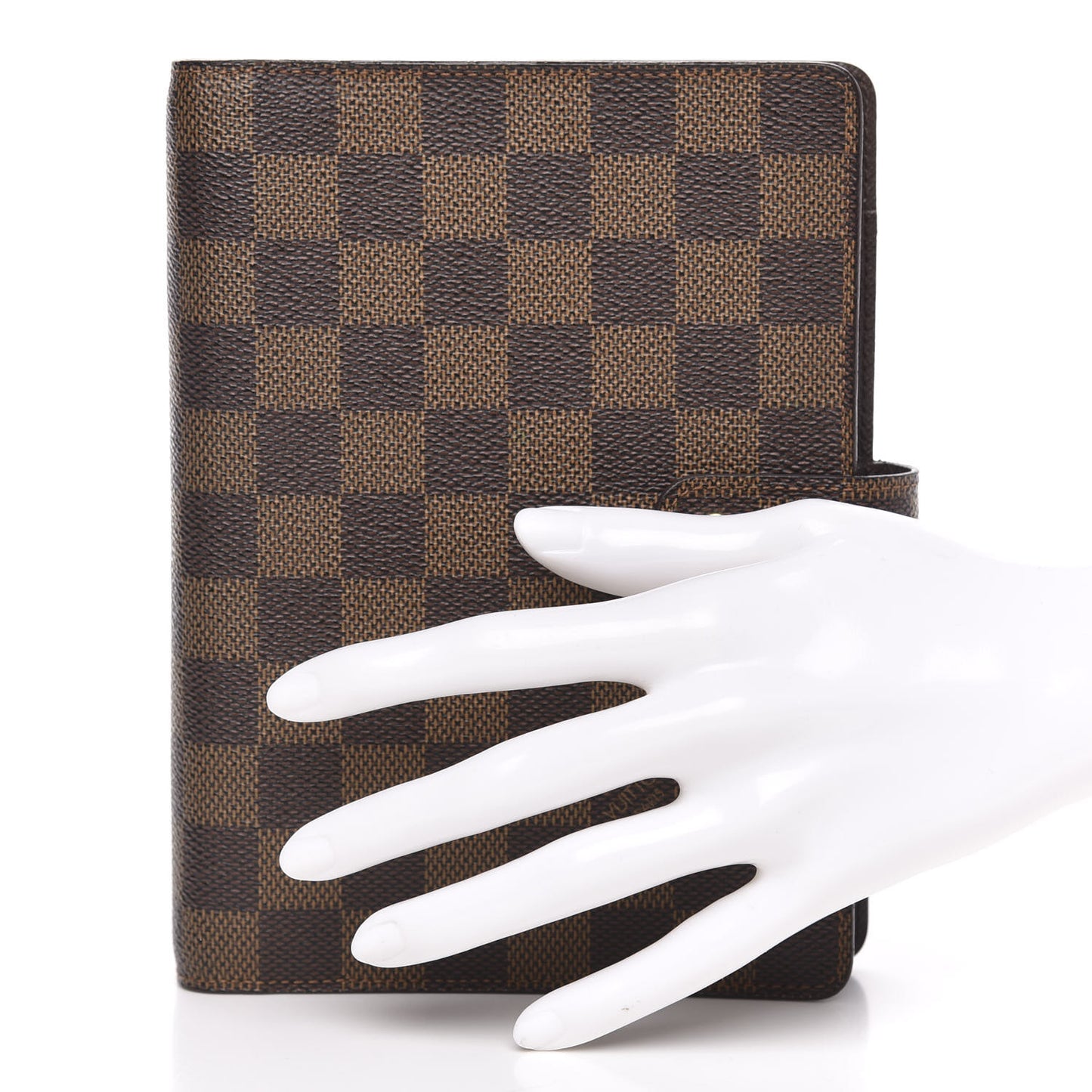 Damier Ebene Medium Ring Agenda Cover