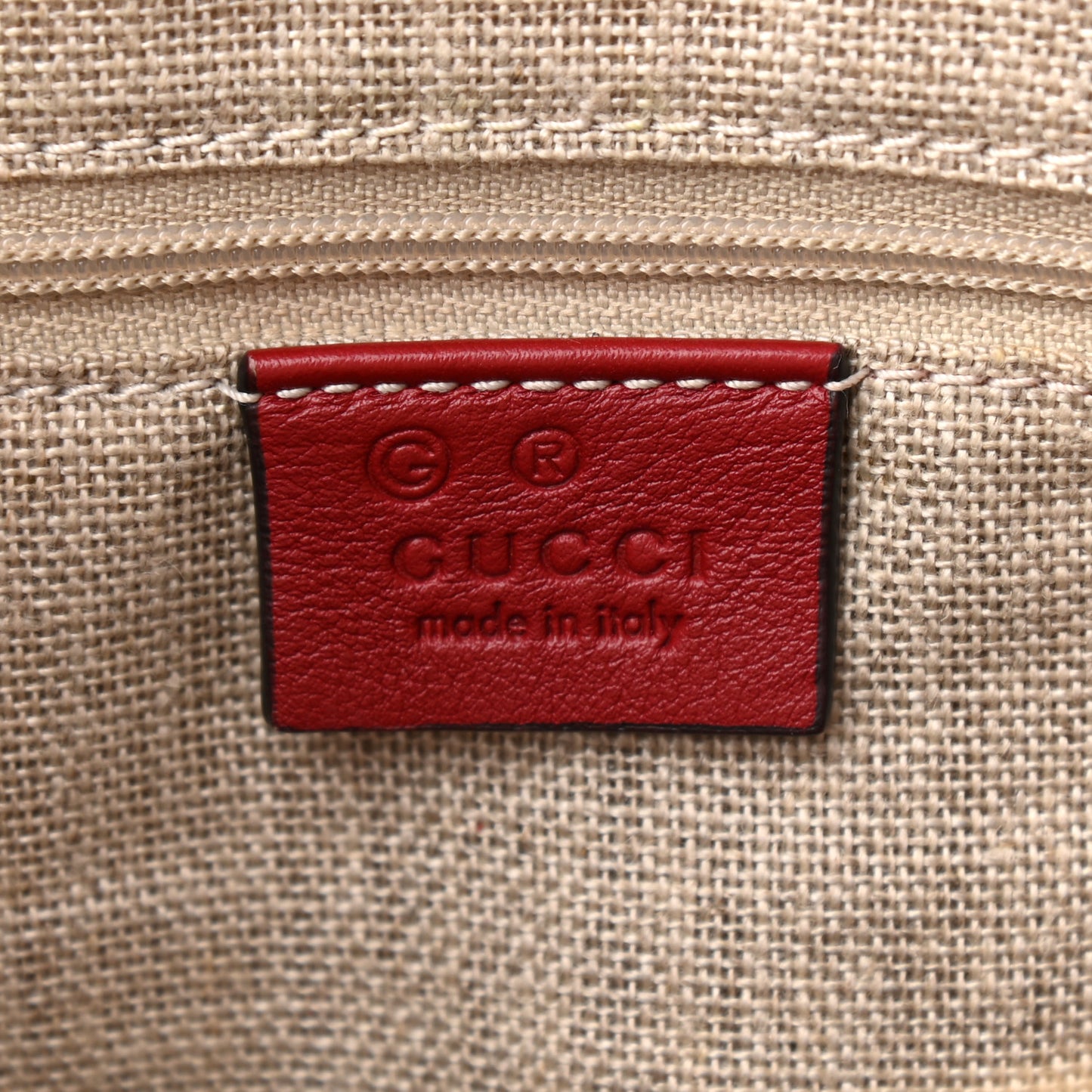 Soft Microguccissima Dome Satchel Red