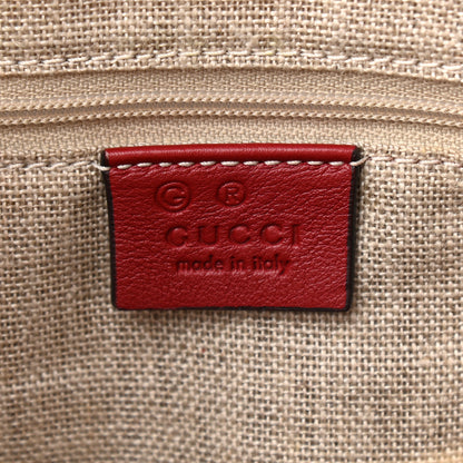 Gucci Soft Microguccissima Dome Satchel Red 6 of 11