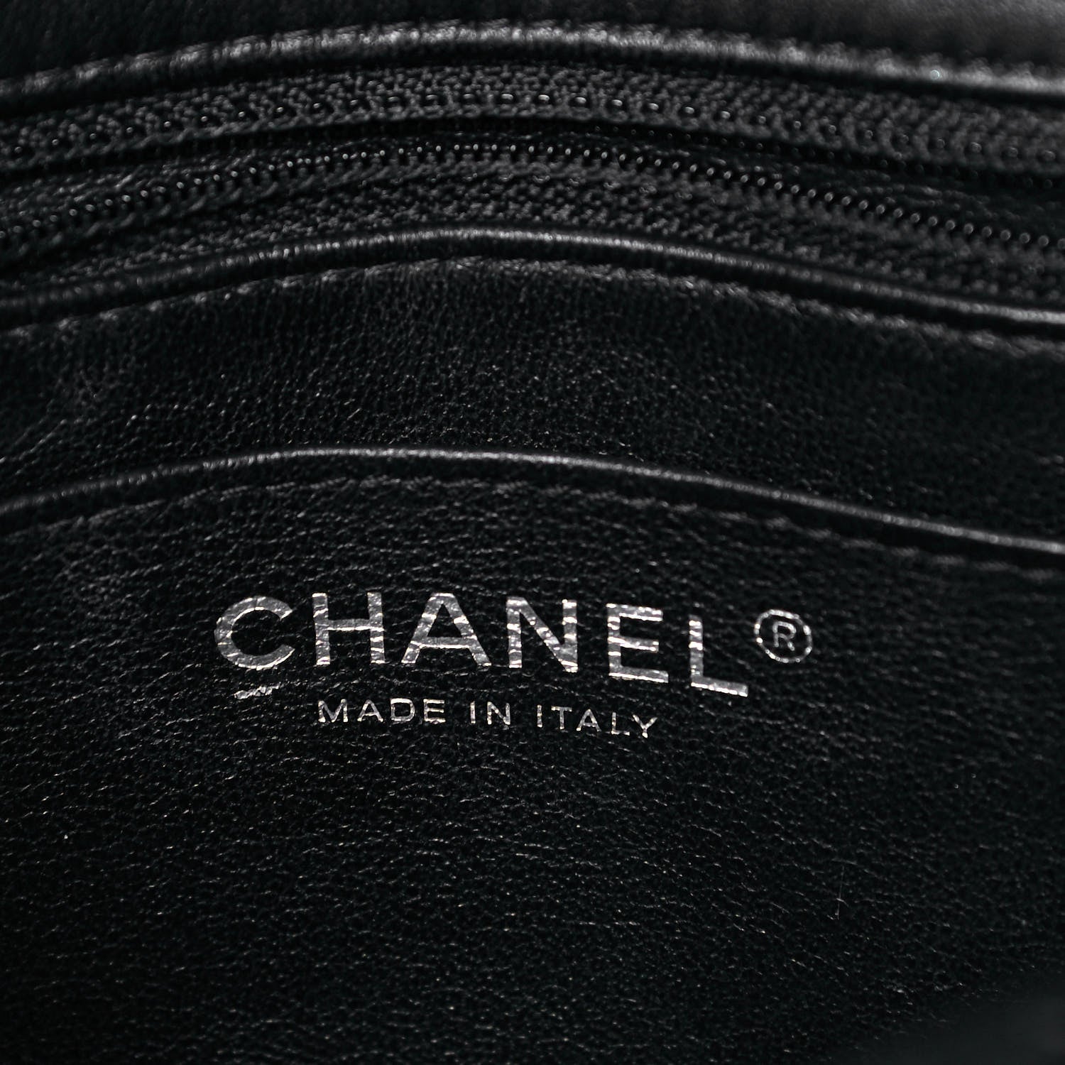 Chanel Lambskin Quilted Mini Square Flap Black 6 of 9
