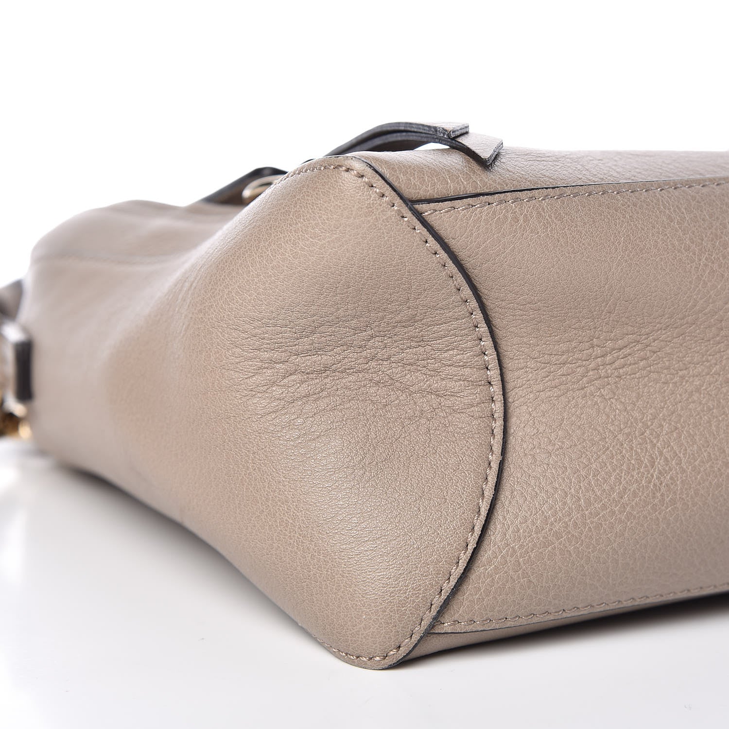 Chloe Calfskin Small Faye Day Shoulder Bag Motty Grey 9 of 10