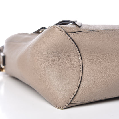 Chloe Calfskin Small Faye Day Shoulder Bag Motty Grey 9 of 10
