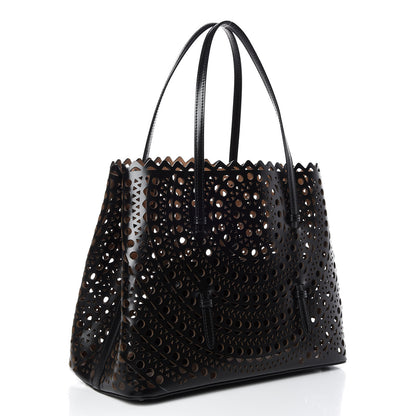 Alaia Calfskin Vienne Mina 32 Bag Nuit Noir 4 of 11