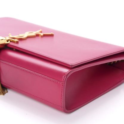 Saint Laurent Smooth Calfskin Medium Classic Monogram Kate Tassel Satchel Fuchsia 7 of 10