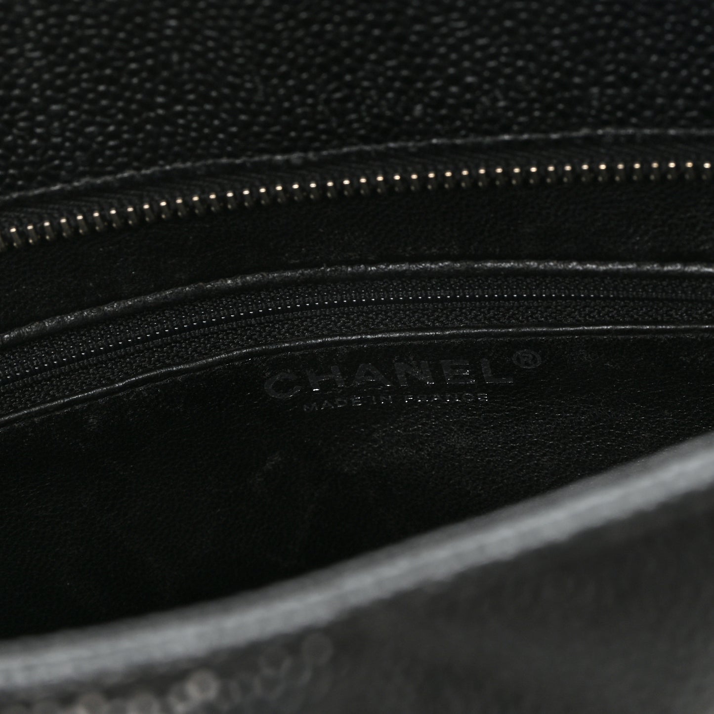 Caviar Quilted Medallion Tote Black