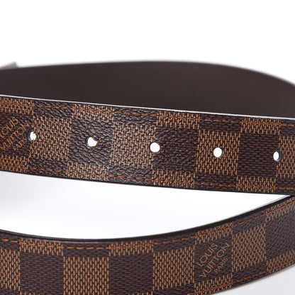 Louis Vuitton Damier Ebene LV Paris Buckle Belt 85 34 7 of 8