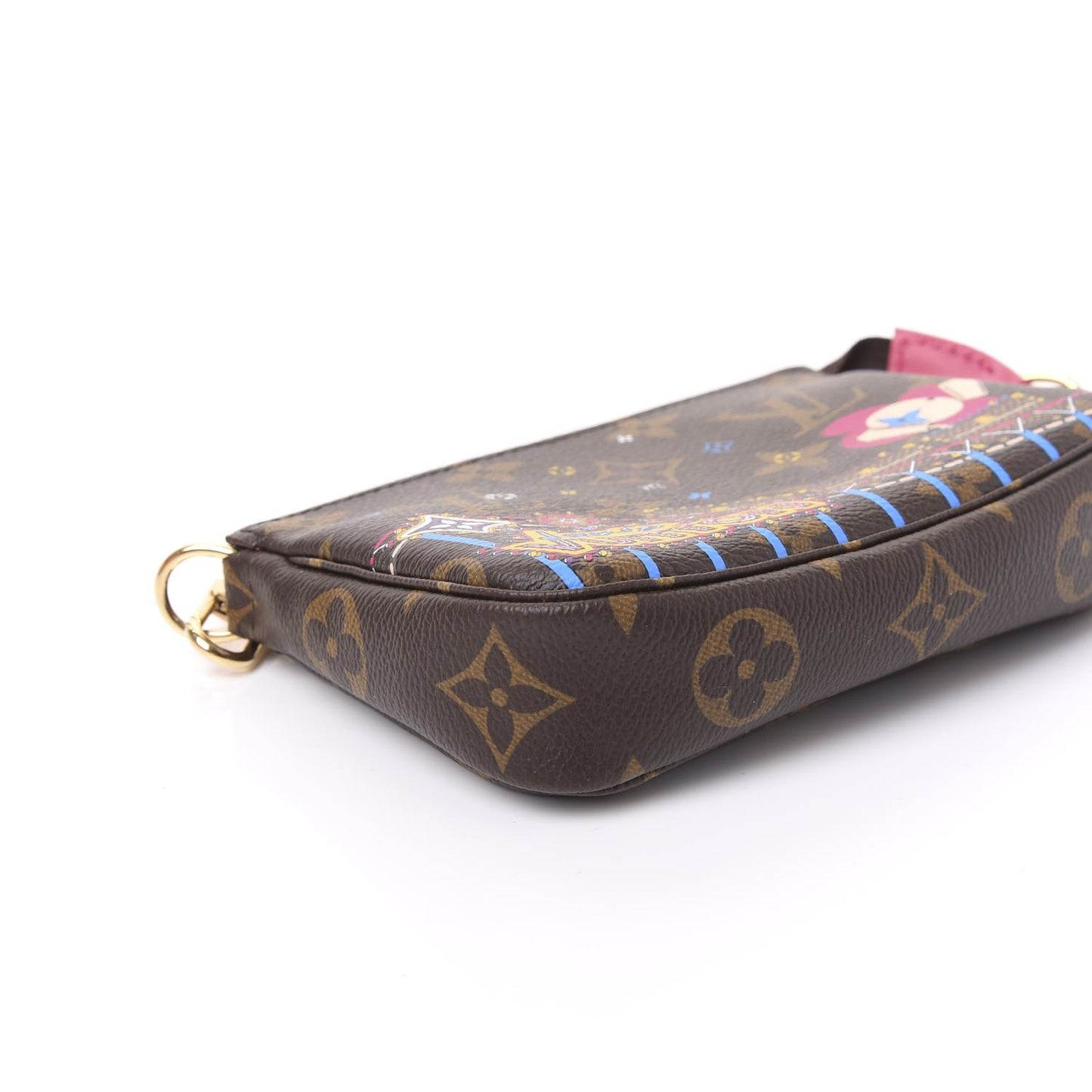 Monogram 2020 Christmas Animation Roller Coaster Mini Pochette Accessories Pivoine