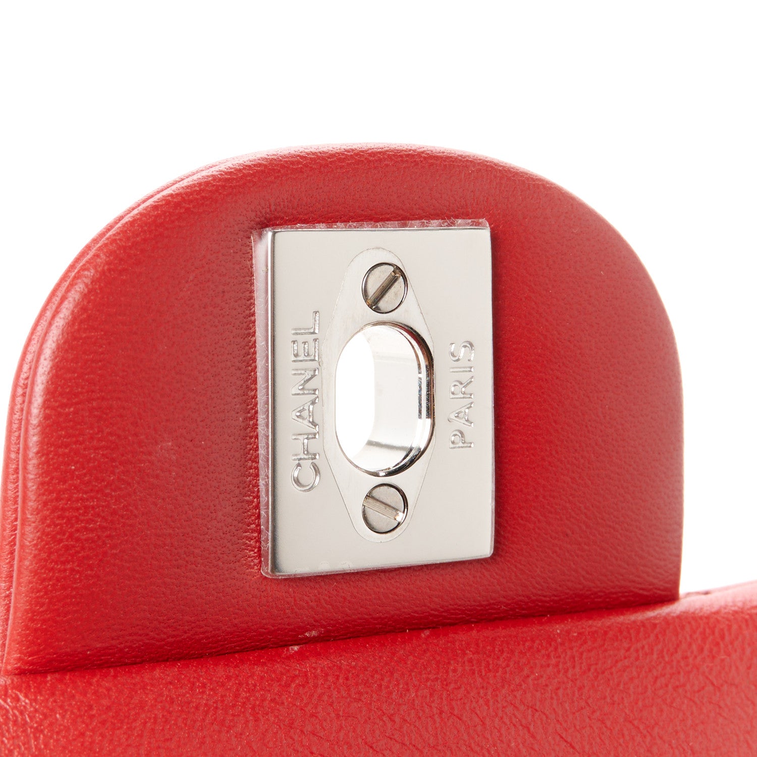 Chanel Lambskin Quilted Mini Rectangular Flap Red 7 of 12