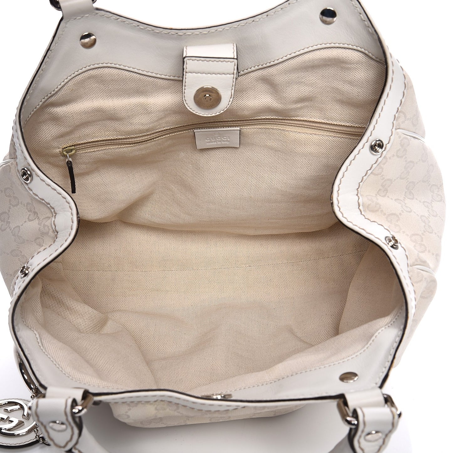 Monogram Medium Sukey Tote Off White