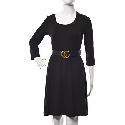 Gucci Calfskin Double G 40mm Belt 85 34 Black 2 of 7