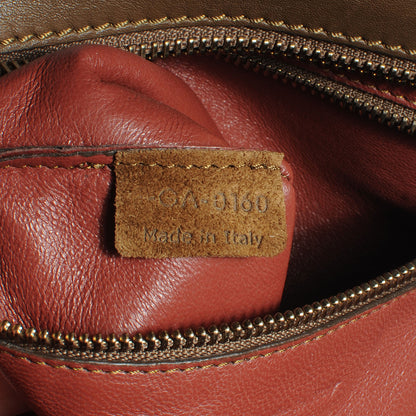 Celine Leather Suede Mini Luggage Khaki 7 of 7