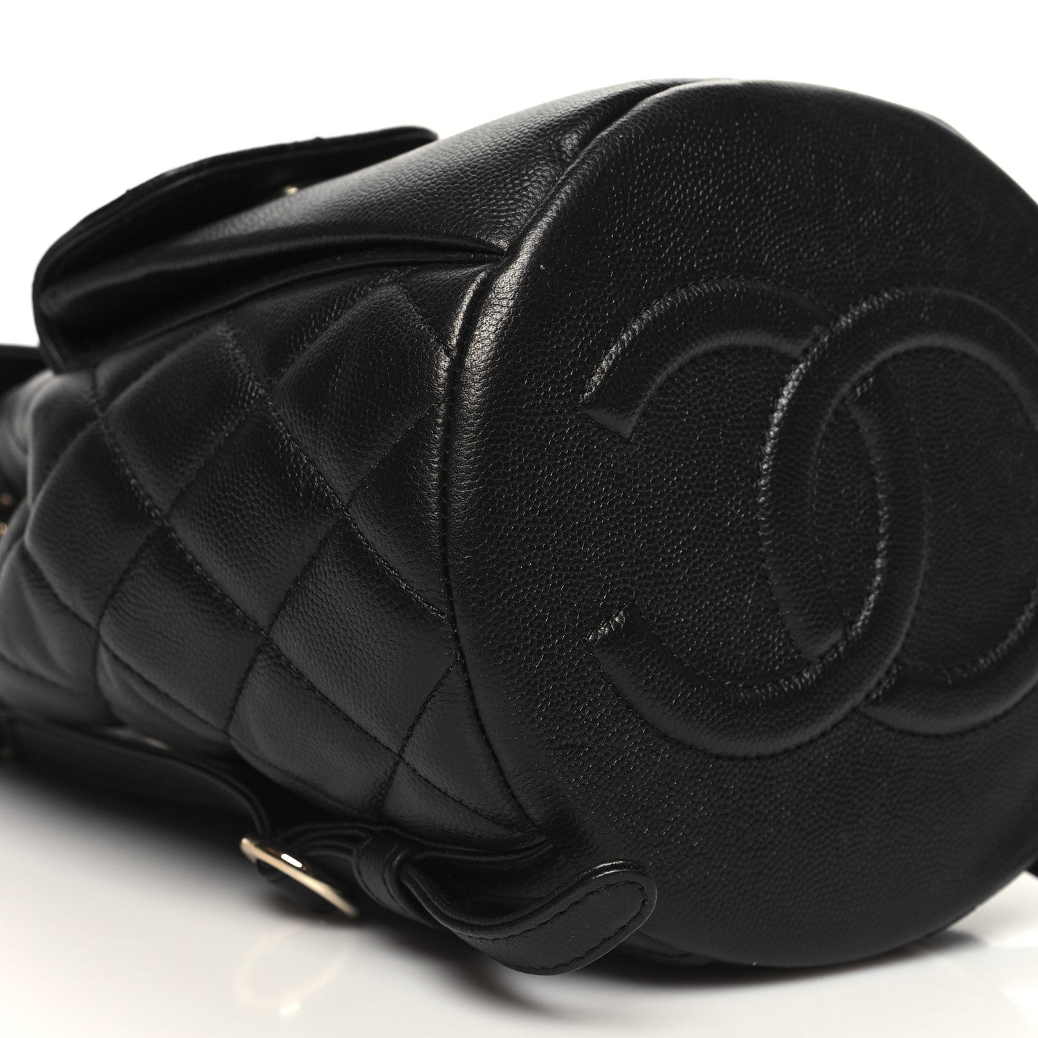 Chanel Caviar Quilted Pockets Backpack Black 9 of 10