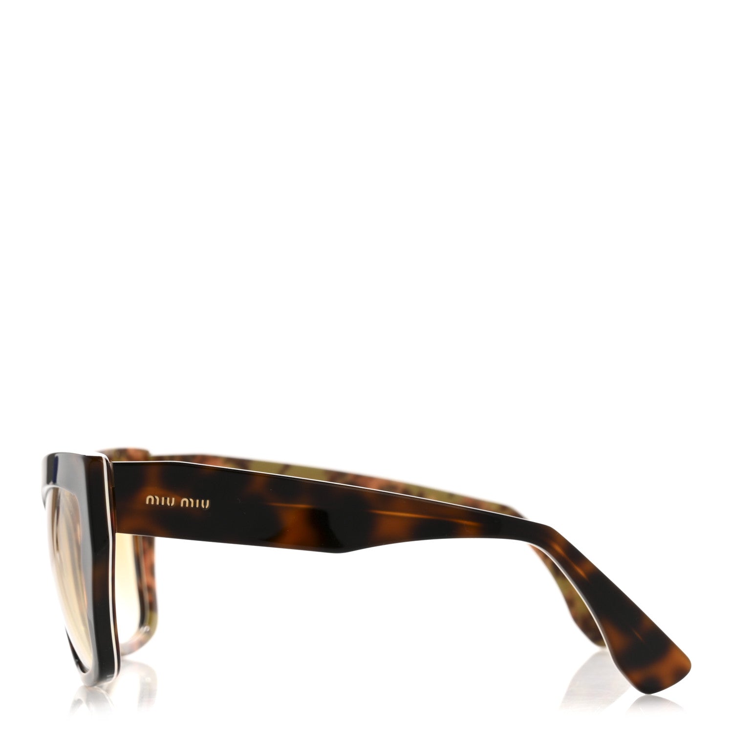 Miu Miu Acetate Sunglasses SMU01P Tortoise 3 of 8