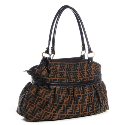 Fendi Zucca Large Chef Shopper Tote Tobacco 3 of 9