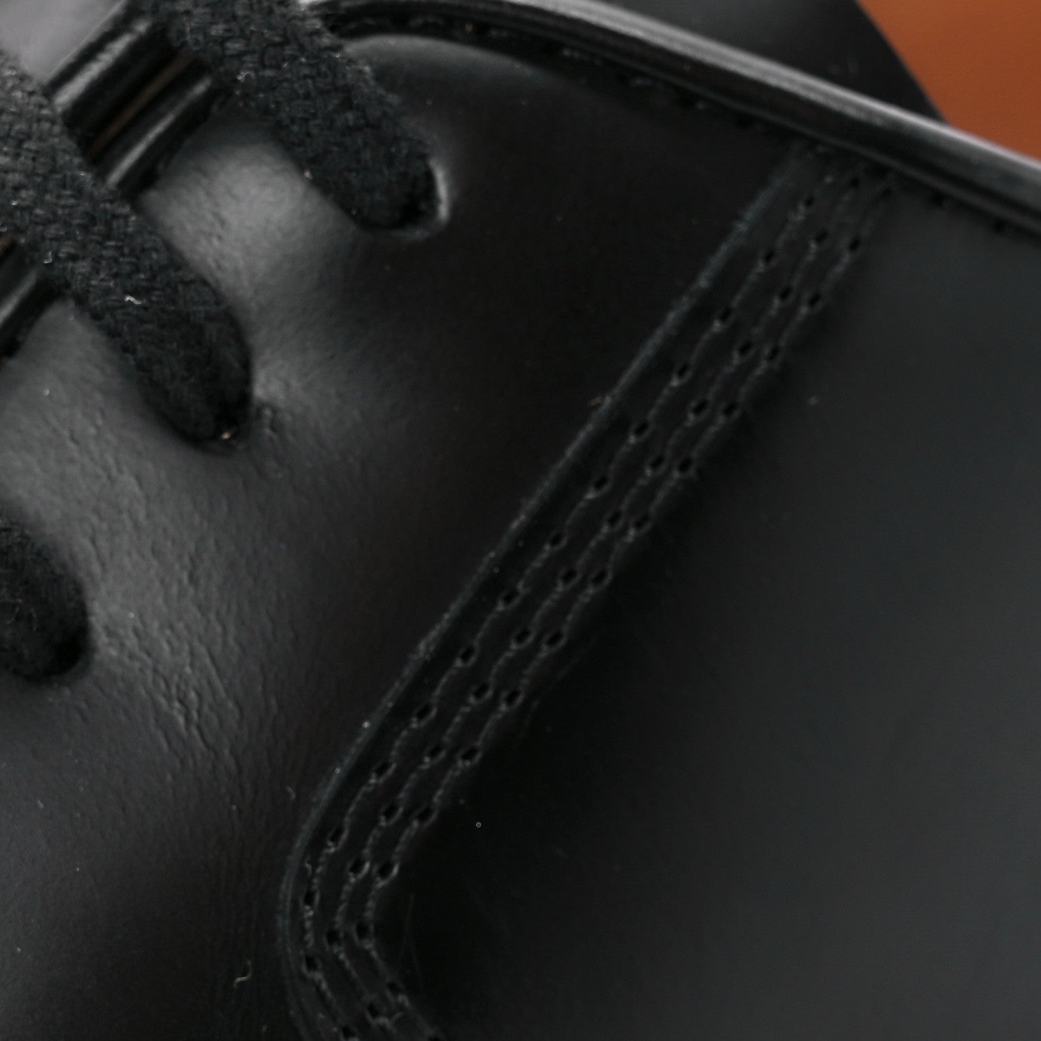 Bottega Veneta Calfskin Platform Derby Shoes 38 Black 9 of 15