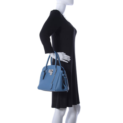 Louis Vuitton Veau Nuage Milla PM Blue Denim 3 of 14