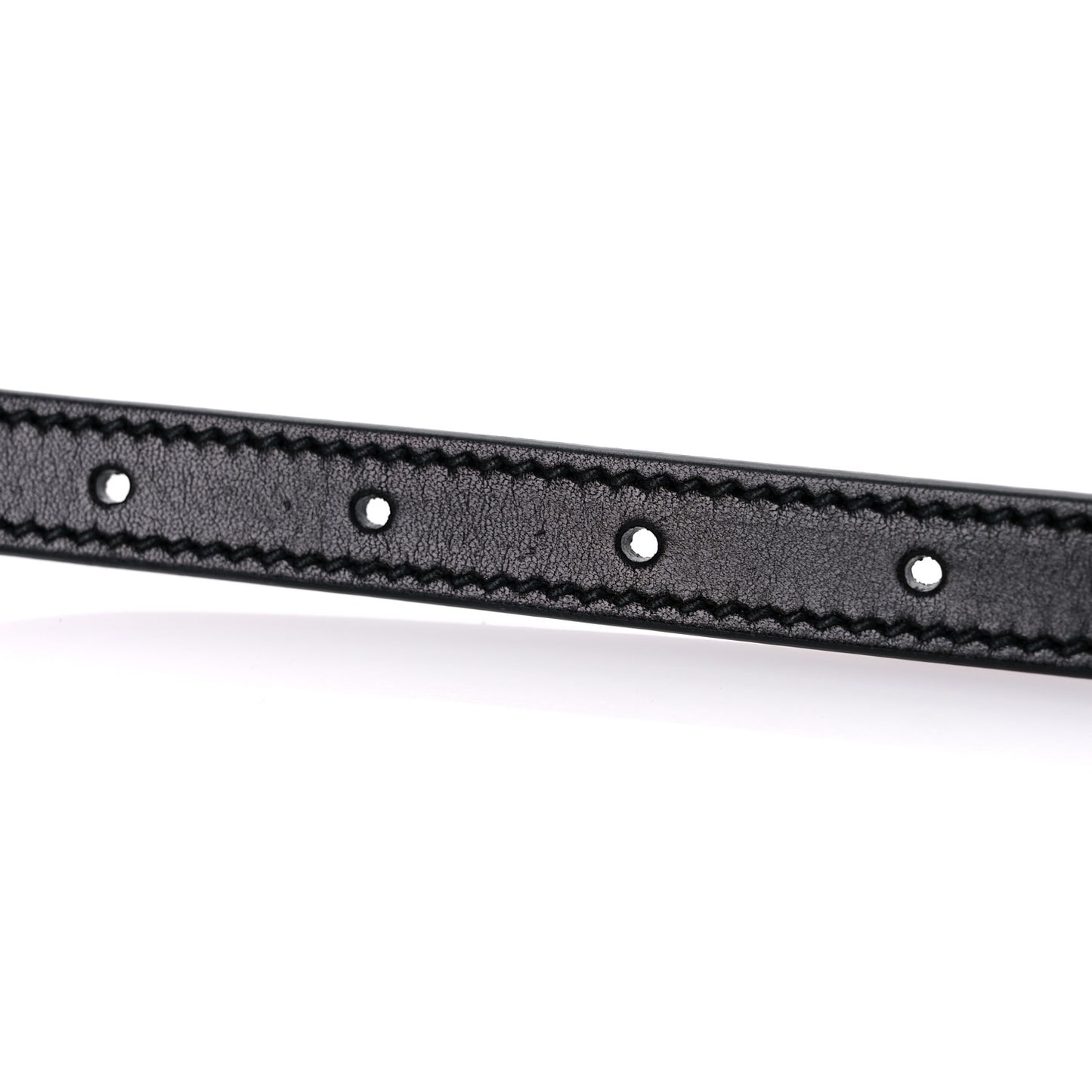 Smooth Calfskin Mini Classic Monogram Kaia Belt Black