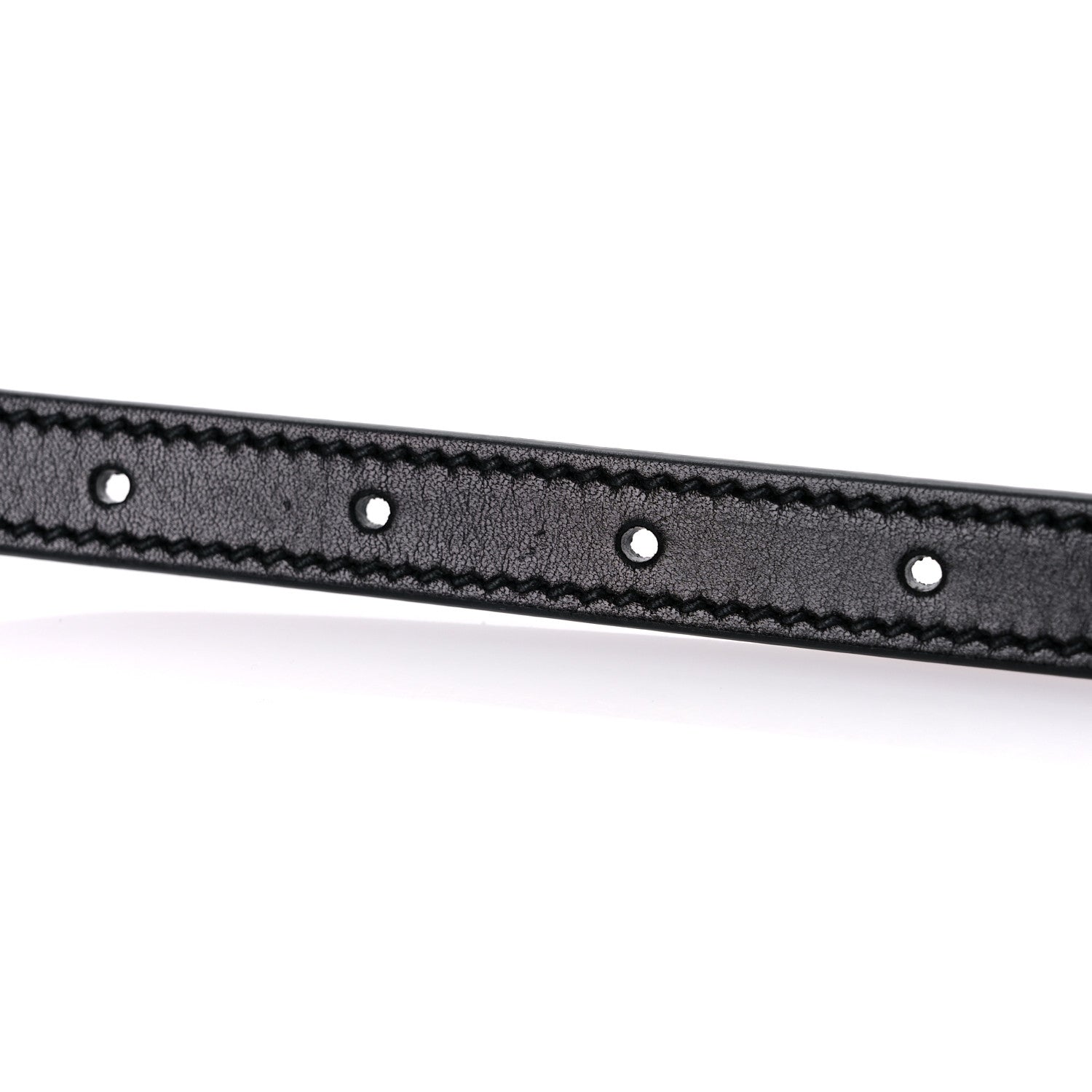 Saint Laurent Smooth Calfskin Mini Classic Monogram Kaia Belt Black 12 of 15