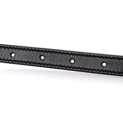 Saint Laurent Smooth Calfskin Mini Classic Monogram Kaia Belt Black 12 of 15