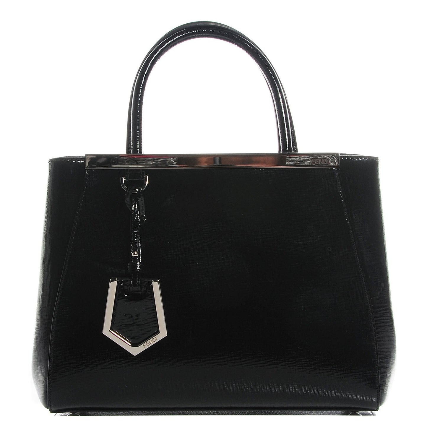 Vernice Petite 2Jours Tote Nero Black