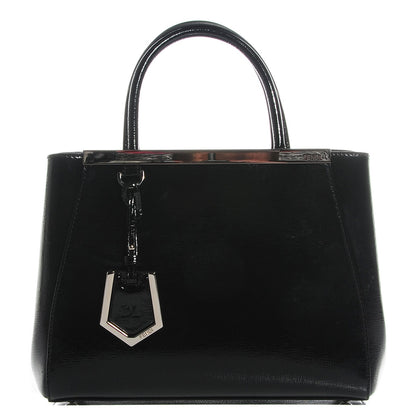 Fendi Vernice Petite 2Jours Tote Nero Black 1 of 10