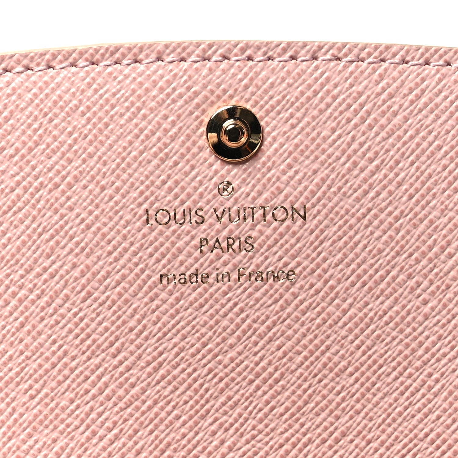 Louis Vuitton Damier Azur Emilie Wallet Rose Ballerine 7 of 8